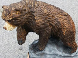 Bear Chainsaw Carving