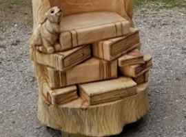 Reading Chair Carving